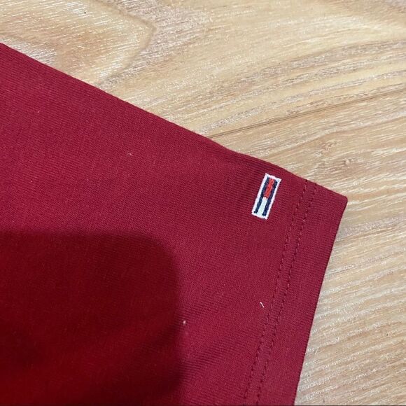 Tommy Hilfiger red blue & white crop top size L - Picture 6 of 8